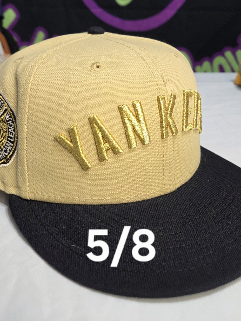 New Era 7 5/8 - Topperz "Heavy Gold" - New York Yankees